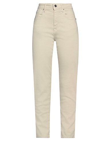 JACOB COHЁN Denim pants Beige 63% Lyocell, 30% Cotton, 5% Polyester, 2% Elastane