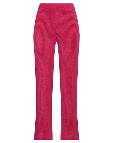 KONTATTO Casual trouser Fuchsia 50% Acrylic, 29% Polyamide, 19% Wool, 2% Elastane