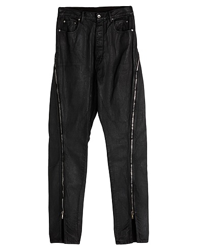 RICK OWENS Denim pants Black 100% Cotton