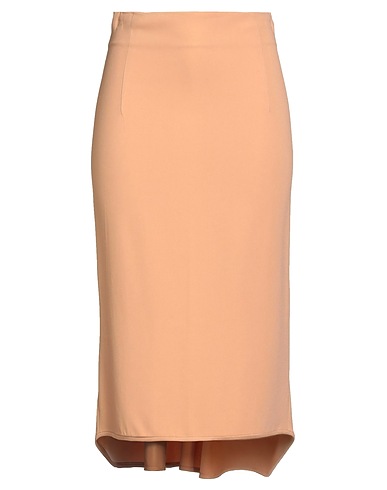 ERMANNO SCERVINO Midi skirt Camel 64% Viscose, 33% Acetate, 3% Lycra®