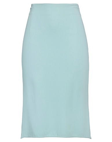 ERMANNO SCERVINO Midi skirt Sky blue 64% Viscose, 33% Acetate, 3% Lycra®