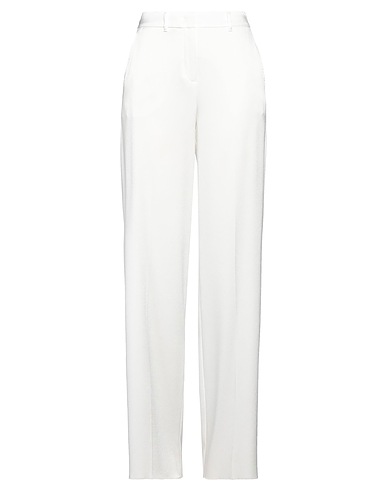 MARELLA Casual pants Off white 82% Triacetate, 18% Polyester