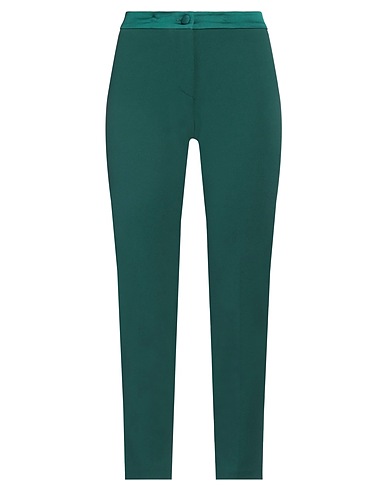 RINASCIMENTO Casual trouser Green 95% Polyester, 5% Elastane