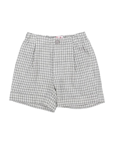 IL GUFO Shorts & Bermuda Grey 100% Linen