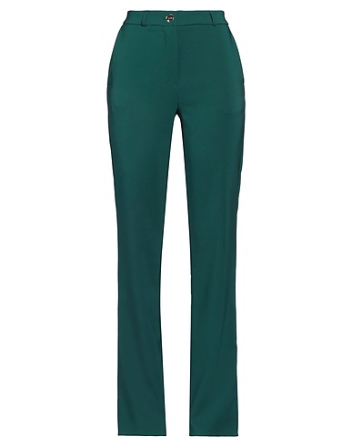 RINASCIMENTO Casual trouser Green 90% Polyester, 10% Elastane