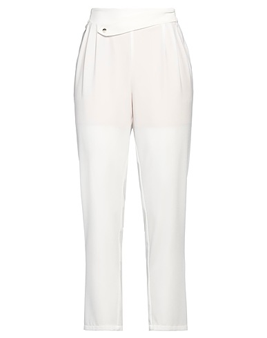 LIU •JO Pantalone Bianco 92% Poliestere, 8% Elastan