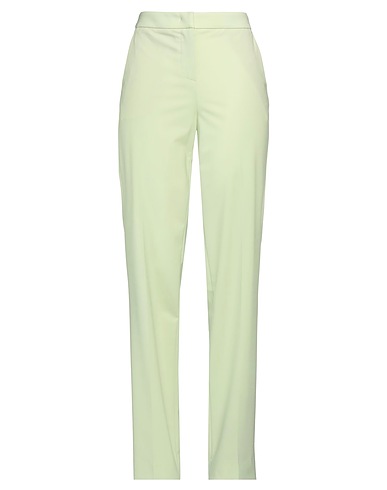 LARDINI Casual trouser Light green 95% Wool, 5% Elastane