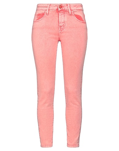 JACOB COHЁN Denim pants Coral 93% Cotton, 5% Elastomultiester, 2% Elastane