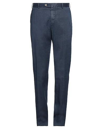 PT Torino Hosen Marineblau 64% Leinen, 34% Baumwolle, 2% Elastan