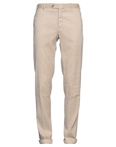 PT Torino Hosen Beige 64% Leinen, 34% Baumwolle, 2% Elastan