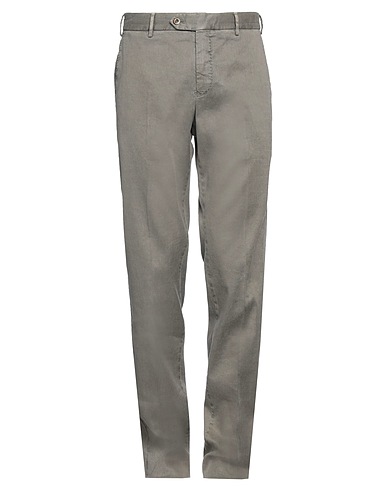 PT Torino Casual trouser Grey 64% Linen, 34% Cotton, 2% Elastane