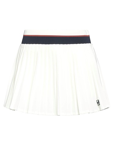 TORY BURCH Mini skirt Ivory 80% Polyester, 20% Elastane
