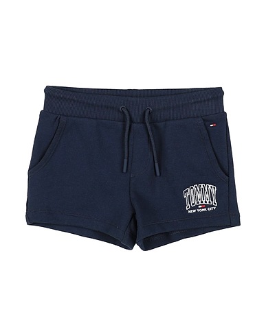 TOMMY HILFIGER Shorts & Bermuda Midnight blue 100% Cotton, Elastane