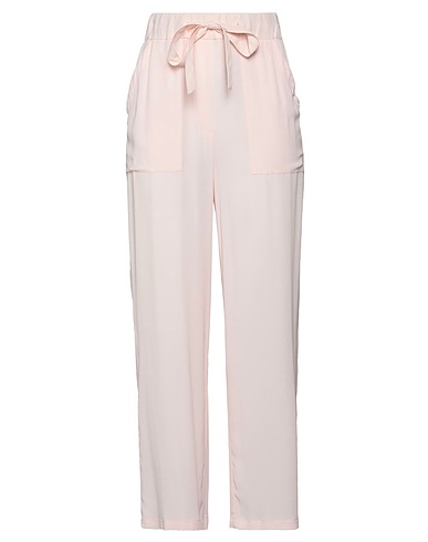 SEMICOUTURE Casual παντελόνι Ανοιχτό ροζ 69% Ασετάτ, 31% Μετάξι