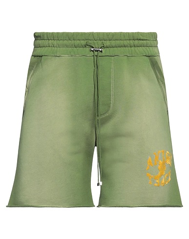 AMIRI Pantalone felpa Verde militare 100% Cotone