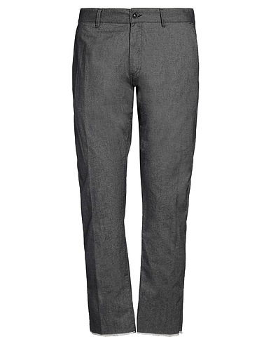 OFFICINA 36 Casual trouser Navy blue 100% Cotton