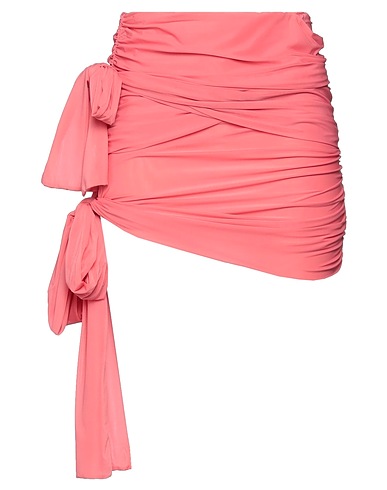 BLUMARINE Mini skirt Coral 77% Polyamide, 23% Elastane