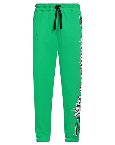 DISCLAIMER Casual pants Green 100% Cotton