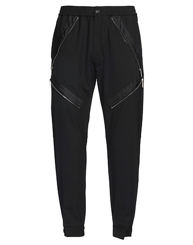 DSQUARED2 Casual trouser Black 53% Polyester, 43% Virgin Wool, 4% Elastane