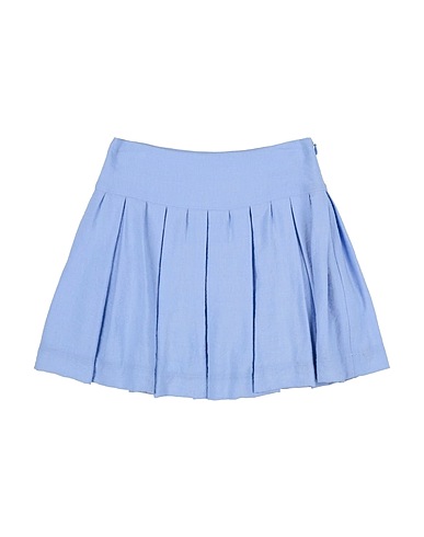 MIMISOL Skirt Light blue 100% Polyester, Rayon, Polyamide