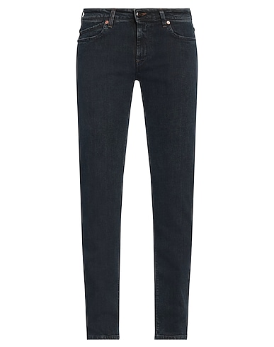 RE_HASH Denim trousers Blue 99% Cotton, 1% Elastane