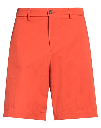 MAISON KITSUNÉ Shorts & Bermuda Orange 100% Cotton