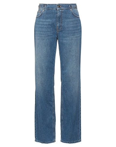 VICOLO Denim trousers Blue 100% Cotton