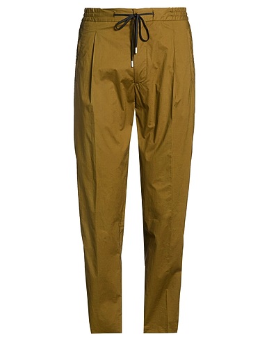 LARDINI Casual trouser VERDE MILITARE 98% Cotton, 2% Elastane