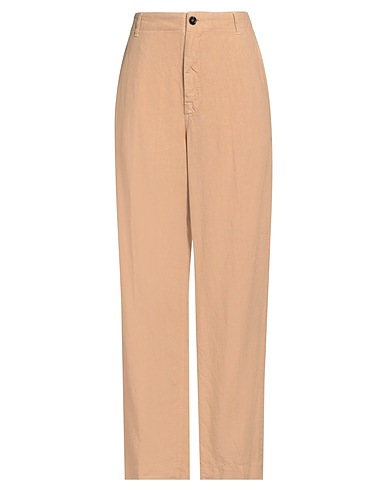 TRUE AVENUE Casual trouser Beige 100% Linen