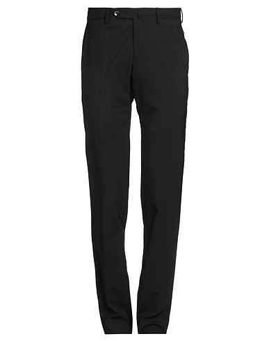 PT Torino Casual pants Black 98% Virgin Wool, 2% Elastane