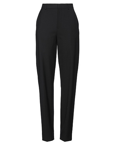 MOSCHINO Casual trouser Black 80% Viscose, 18% Virgin Wool, 2% Elastane