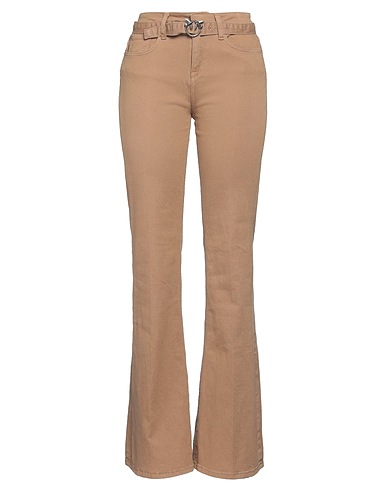 PINKO Casual trouser Camel 99% Cotton, 1% Elastane
