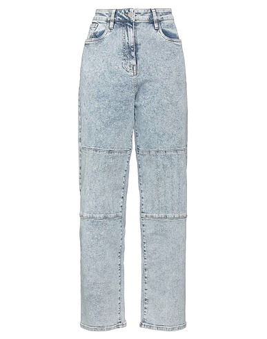 REMAIN BIRGER CHRISTENSEN Denim pants Blue 99% Organic cotton, 1% Elastane