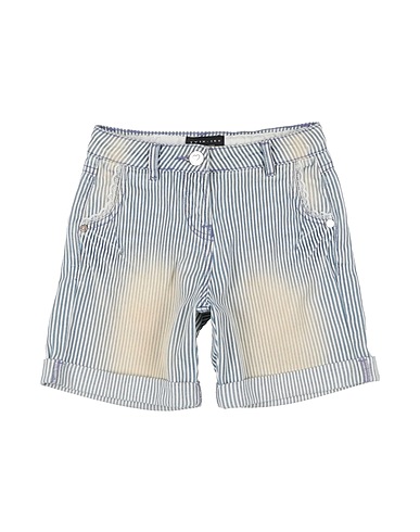TWINSET Denim shorts BIANCO 98% Cotton, 2% Elastane