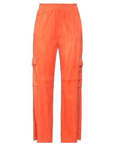 OAKWOOD Pantalone Arancione Pelle di capra