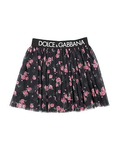 DOLCE&GABBANA Skirt Black 50% Polyamide, 50% Cotton