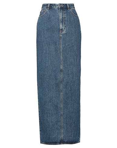 SELF-PORTRAIT Gonna jeans Blu 100% Cotone