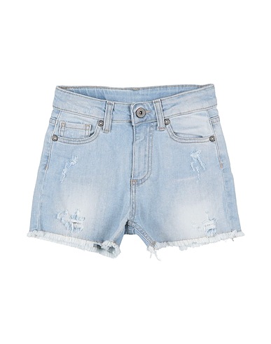 PLEASE Denim shorts Blue 98% Cotton, 2% Elastane