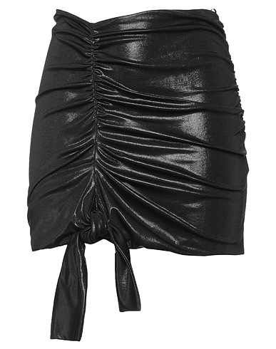 PINKO Mini skirt Black 92% Polyester, 8% Elastane