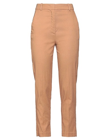KAOS Pantalone Cammello 73% Viscosa, 22% Lino, 3% Cotone, 2% Elastan