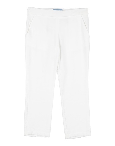 MIMISOL Casual trouser White 85% Rayon, 15% Polyamide