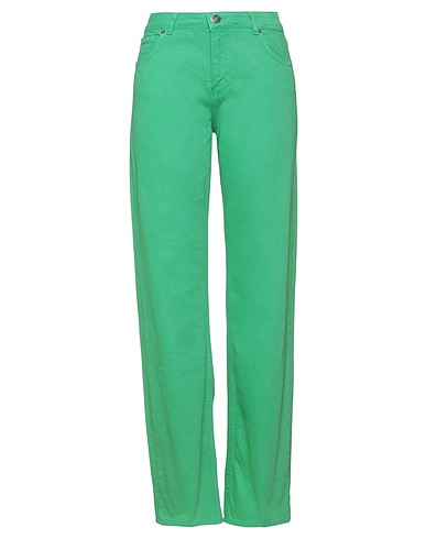 TOY G. Denim trousers Green 100% Cotton