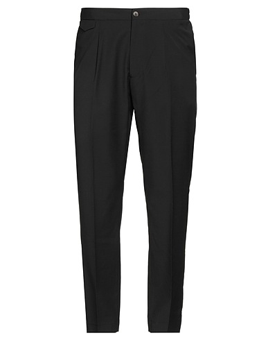DEVORE INCIPIT Pantalone Nero 70% Lana, 28% Poliestere, 2% Elastan