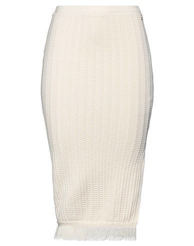GUESS Gonna midi Panna 61% Viscosa, 29% Poliestere, 9% Poliammide, 1% Elastan