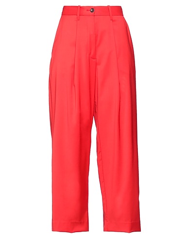 NINE IN THE MORNING Casual trouser Red 98% Wool, 2% Elastane