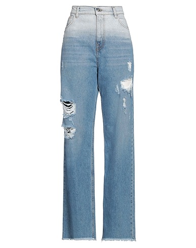 ACTITUDE by TWINSET Denim trousers Blue 100% Cotton