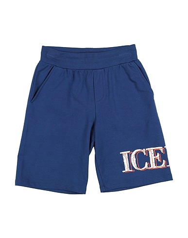 ICEBERG Shorts & Bermuda Blue 95% Cotton, 5% Elastane