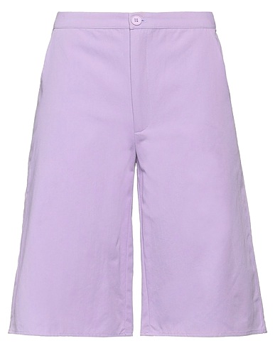 COMPAÑIA FANTASTICA Shorts & Bermuda Lilac 100% Cotton