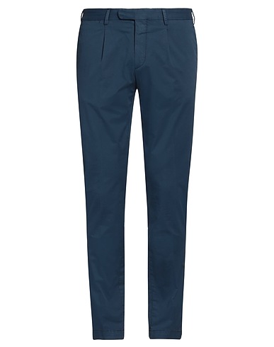 DEVORE INCIPIT Pantalon Bleu pétrole 96% Coton, 4% Élasthanne
