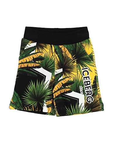 ICEBERG Shorts & Bermuda Black 100% Cotton